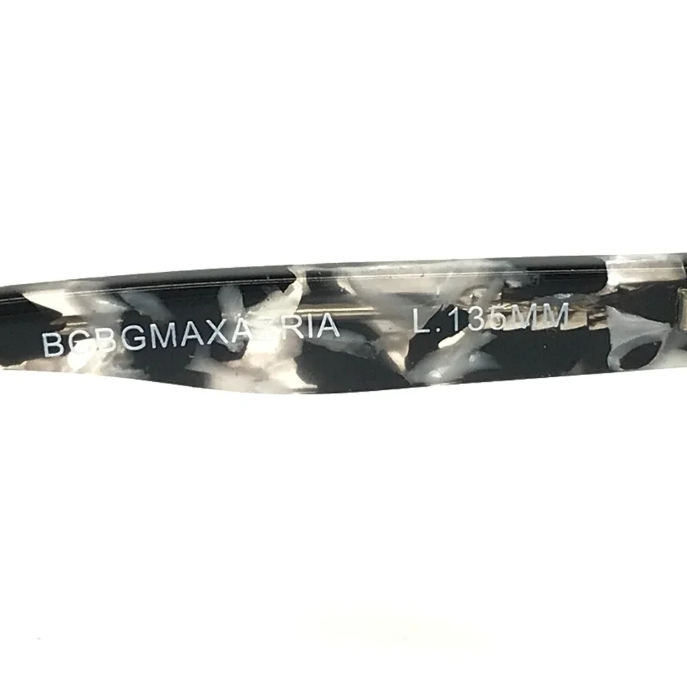 BCBGMAXAZRIA Eyeglasses Frames CARRIGAN Black Gray Tortoise Gold 53-17-135